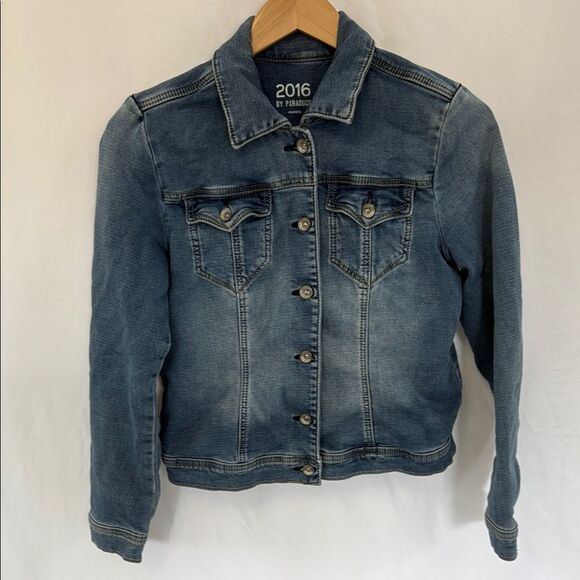 Parasuco 2016 Denim Jacket Blue Sz M - Picture 1 of 4